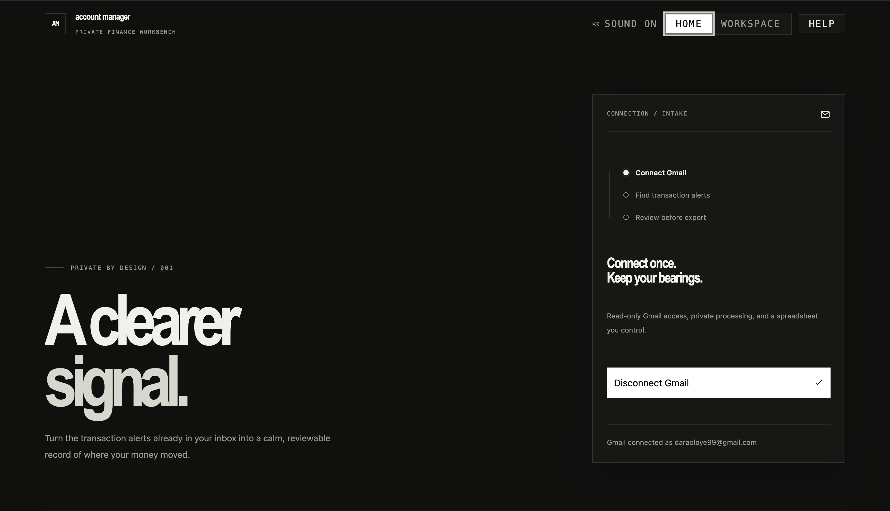 Website Image of Account Manager